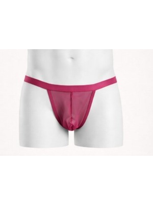 Jeu Jeu Erkek Tül Sheer Tanga Slip