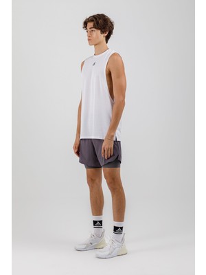 Airlife Training Crı-06 Fit Lv Orta Bel 2'si 1 Arada Taytlı Erkek Sporcu Şortu Smoked