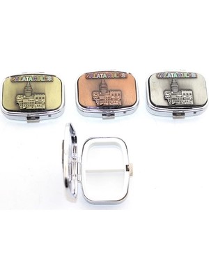 Aesco Istanbul Temalı Enfiye Kutusu Galata Kulesi Baskılı