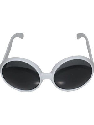 Aesco 80 Li Yıllar Beyaz Renk Nostalji Yeşilçam Parti Gözlüğü