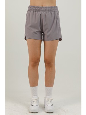 Airlife Training Srı-12 Fit Pı Orta Bel 2'si 1 Arada Taytlı Kadın Sporcu Şortu Gri