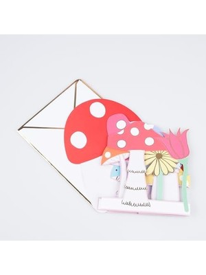 Nexa - Mushroom Concertina Card - Mantar Tebrik Kartı