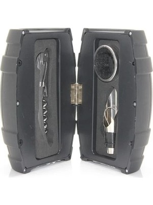 Aesco Fıçı Tasarımı Tirbuşon Seti