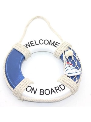 Aesco Ahşap Marin Duvara Asmalı Simit Model 1