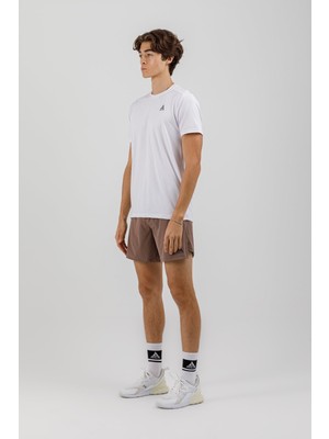 Airlife Sportswear Crı-13 Run Sp 18 cm Astarlı Iç Çamaşır Destekli Koşucu Erkek Şortu Kahverengi