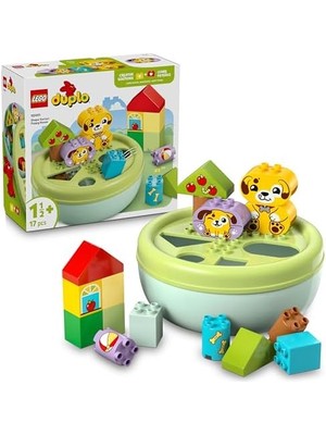 Ilk Şekil Ayırıcı: Köpek Evi 10441 – 1,5 Yaş ve Üzeri Köpek Sever Çocuklar Için Hayal Gücü Geliştiren Eğitici Oyuncak Yapım Seti, Doğum Günü Hediyesi (17 Parça)