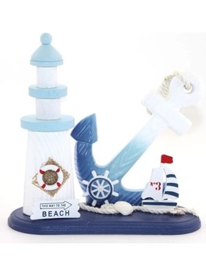 Aesco Ahşap Marin Çapalı Deniz Feneri