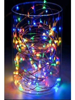 Mey İthalat Mey Ithalat®  Pilli Dekoratif Peri LED Işık 3 Metre (Rgb) Gaming Aydınlatma