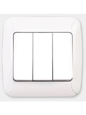 Belle Fusion Mey Ithalat® Günsan Fantasy Üçlü Anahtar Beyaz Renk