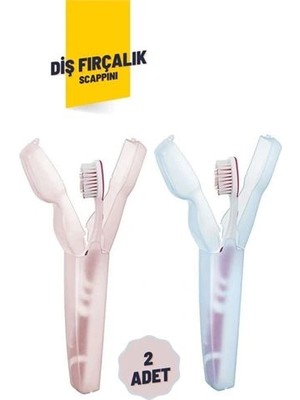 Belle Fusion Mey Ithalat® 2'li Kapaklı Diş Fırçası Kutusu Kapaklı Diş Fırçalık – Hijyenik ve Şık Banyo Düzeni