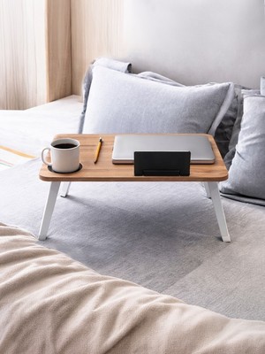 servetavcı Lando Çok Amaçlı Laptop ve Tablet Sehpası - Atlantik Çam 60X40X27