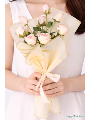 Yapay Çiçek Sitesi Yapay Kız Isteme Çiçeği Özel Gün Buketi Model 15