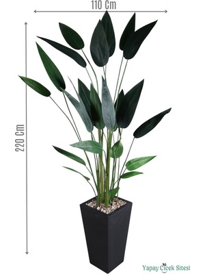 Yapay Çiçek Sitesi Ahşap Saksıda Yapay Starliçe Ağacı 220 cm