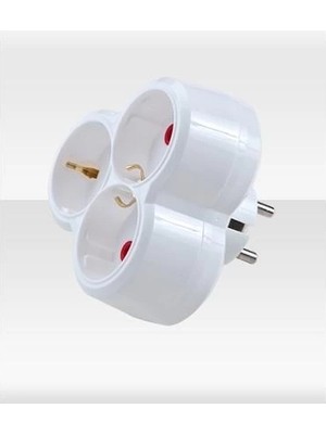 Belle Fusion Mey Ithalat® Ay-Ka Safir Topraklı Üç Yol Priz