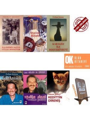 Ortaoyuncular Yayınları Ferhan Şensoy 6 Kitap Set / Ferhantoloji - Kalemimin Sapını Gülle Donattım - Eşeğin Fikri