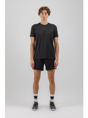 Airlife Sportswear Crı-22 Run 18 cm Astarlı Iç Çamaşır Destekli Koşucu Erkek Şortu Siyah