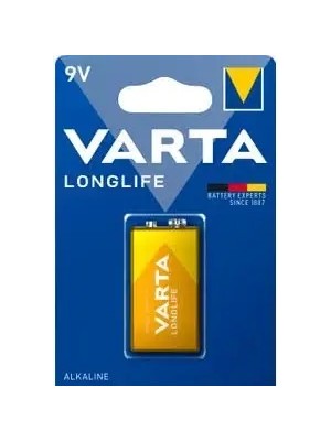 Varta Longlife Power Alkalin  9V Pil