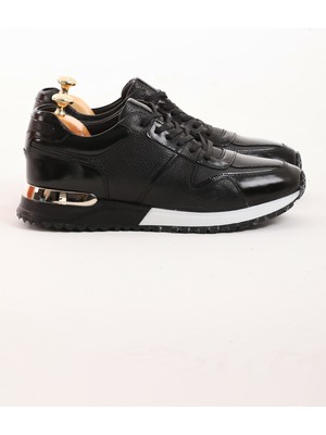 Faruk Balkanas Stendhal Model Hakiki Kombinasyonlu Deri Ithal Taban Sneaker Ayakkabı