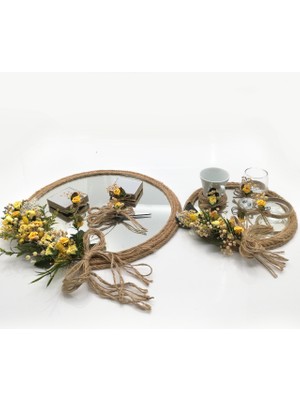 Lora Davet Damat Kahve Fincanı Tepsisi Takımı, Kız Isteme Tepsisi. 54409