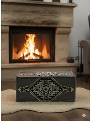 Bakırözü Home Şark Köşesi Takımı Kol Dayama Minderi Gri Yahyalı Modeli (22 x 22 x 50 Cm)