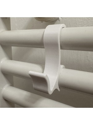 3D Snaxx 4lü Seti Radyatör Havlu Askısı – Klipsli Pratik Havlu Tutucu