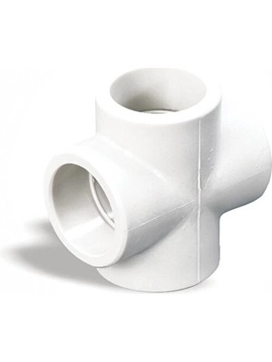 Belle Fusion Mey Ithalat® Pvc Boru Istavroz Te Pprc 20 mm 10 Adet