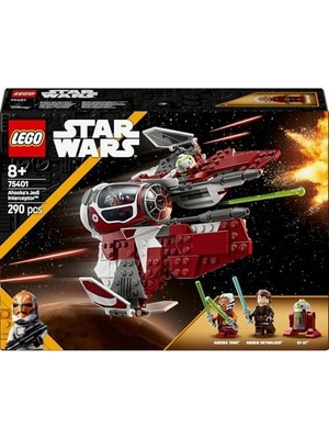 : Klon Savaşları Ahsoka’nın Jedi Interceptor’ı 75401-8 Yaş ve Üzeri Kız ve Erkek Çocuklar Için Yaratıcı Oyuncak Yapım Seti, Doğum Günü Hediyesi (290 Parça)