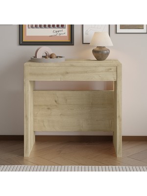 İnarch Dizayn Inarch Dizayn Nivo Modüler Açılır Yemek Masası – Modern Dresuar & Çok Amaçlı Masa,kapalı 44 cm - Açık 116 cm