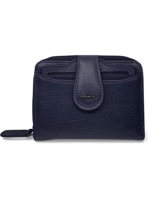 Grande Gerçek Deri Kadın Cüzdanı Hakiki Deri Küçük Boy