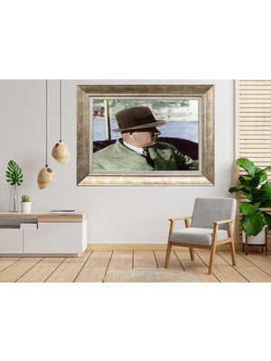 Giyense Gümüş Çerçeveli Atatürk Tablo SV224