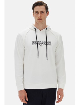 Twn Slim Fit Ekru Düz Rayon Sweatshirt 4ECE24702002M