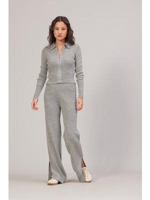 Arvile Fermuarlı Triko Takım