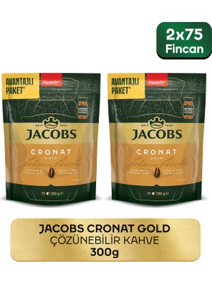 Jacobs Cronat Gold Granül Kahve 300 gr Lezzetli ve Yumuşak Denge İçeriği