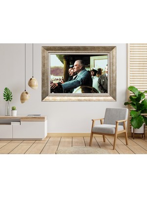 Giyense Gümüş Çerçeveli Atatürk Tablo SV169