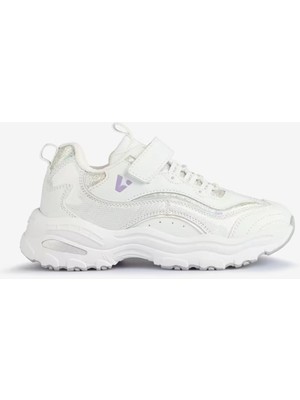 Vicco Hack Kız Çocuk Beyaz Filet Ayakkabı