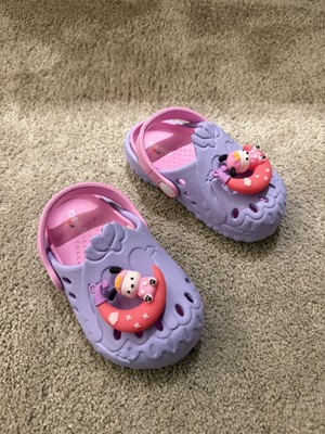 Akınalbella Kız Bebek-Çocuk Sandalet Terlik Yumuşak Esnek Kaymaz Taban Figürlü Yazlık Model