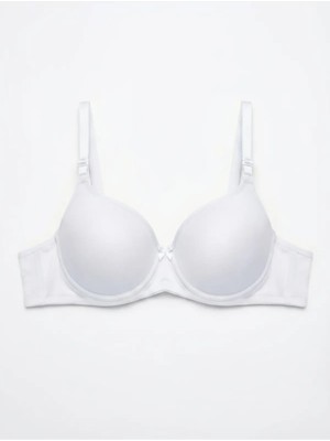 Laperissa Kaplı/pedli Dolgusuz Balenli Comfort Sütyen Ikili Set Buz Beyazı/gri