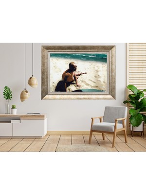 Giyense Gümüş Çerçeveli Atatürk Tablo SV236