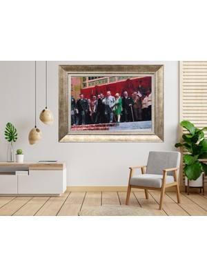 Giyense Gümüş Çerçeveli Atatürk Tablo SV217