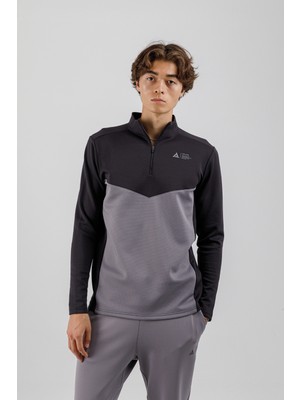 Airlife Sportswear Erkek Dik Yakalı ve Yarım Fermuarlı Sporcu Üstü Lacivert