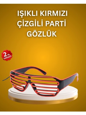Aesco Kutlama ve Etkinliklere Özel LED Işıklı Gözlük