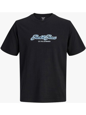 Jack & Jones Jack&jones 12297893 0 Yaka Erkek Tshirt - Siyah