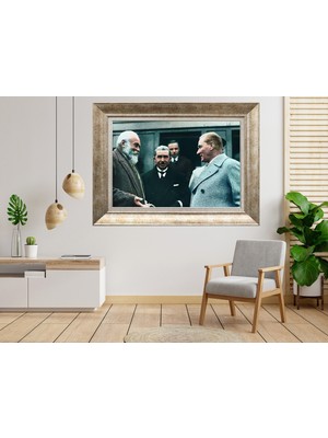 Giyense Gümüş Çerçeveli Atatürk Tablo SV170