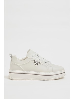 Faruk Balkanas Samuel Model Ithal Taban Hakiki Deri Sneaker Ayakkabı