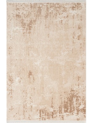 Karmen Halı Look Classıc LK006B Çerçeveli Bej Klasik Desen Akrilik Dokuma Taban Tozuaz Oturma Odası Halısı