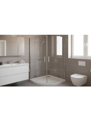 Hygge Oval Flat Duş Teknesi