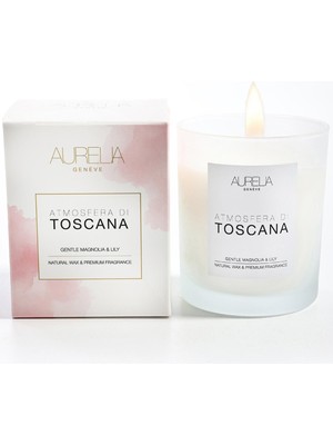 Atmosfera Di Toscana - Gentle Magnolia & Lily - Manolya & Zambak Kokulu Mum - 210 gr