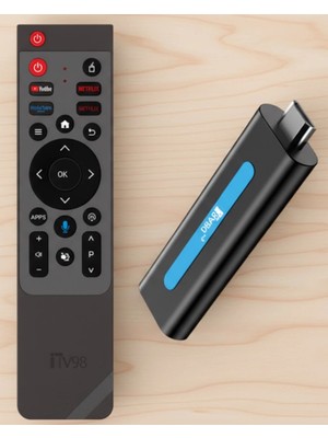 Aesco Bas Konuşlu Kumandalı 8k Tv Stick Akıcı Yayın Deneyimi