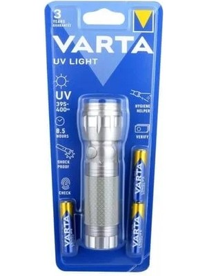 Varta Uv LED Fener 3AAA Varta 15638 Uv LED Fener 3 Aaa  15638