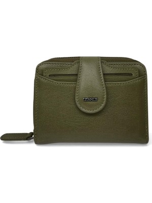 Grande Gerçek Deri Kadın Cüzdanı Hakiki Deri Küçük Boy